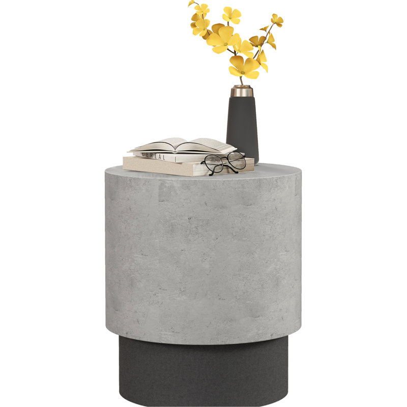 Concrete Finish End Table,Round Top Shape,kitchen table,dinning table