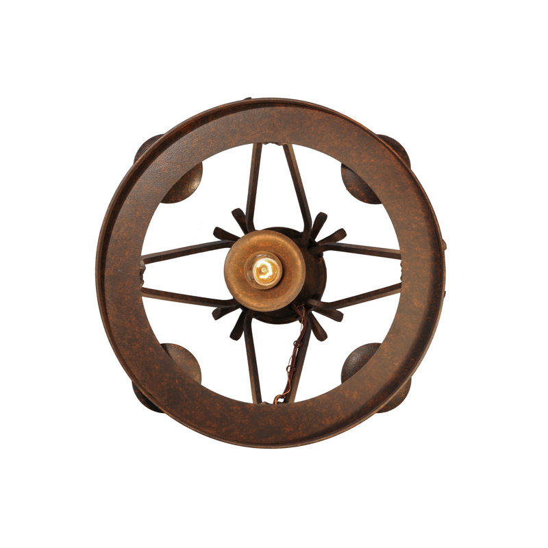 Wagon Wheel 5 - Light Chandelier