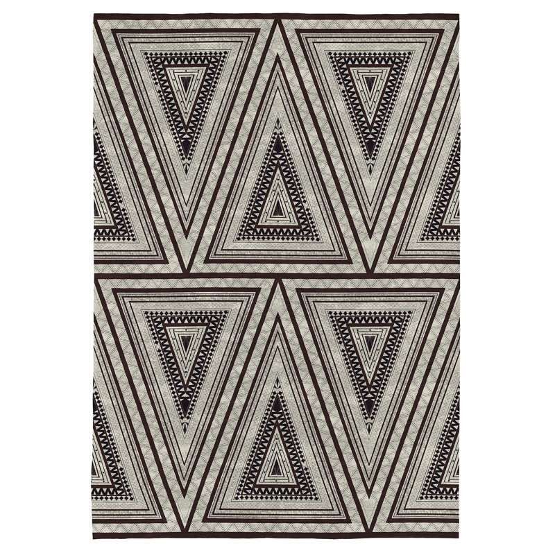 Alderson Machine Woven Grey Indoor Rug, Rectangle 200 x 290cm