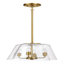 Quatre luminaires suspendus avec verre transparent-472118465