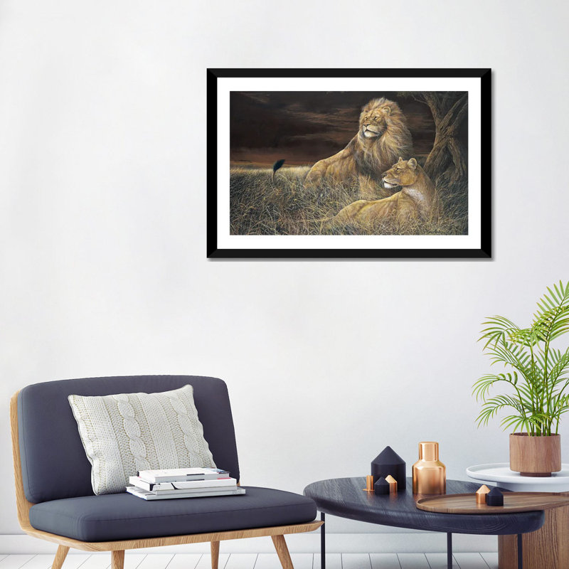 Winds In The Serengeti, Black Paper, White, 24'' H x 32'' W x 1'' D