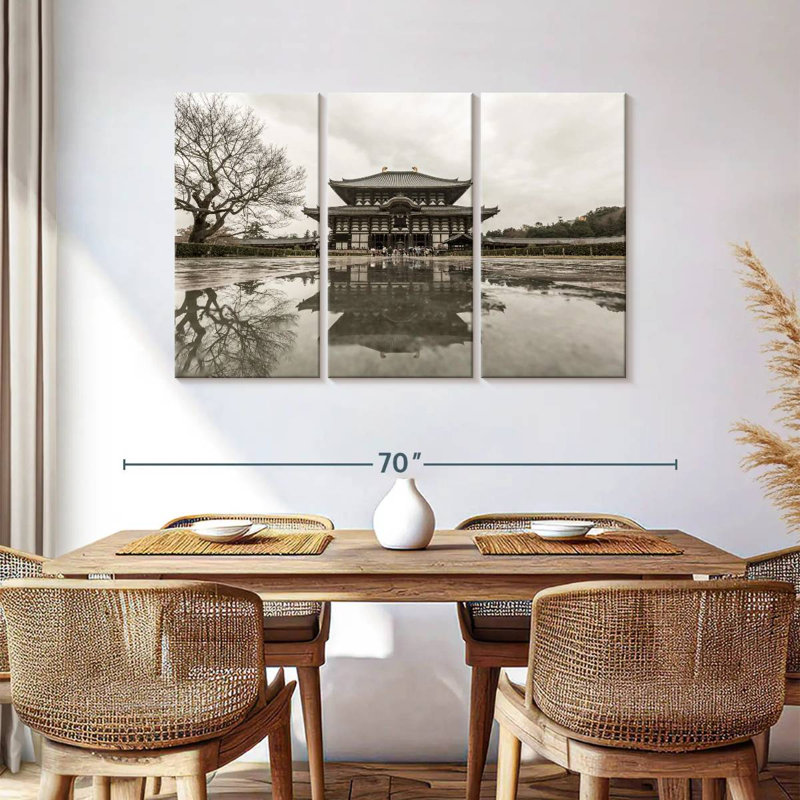 Adella Todaiji Temple Reflection, 36" H x 57" W