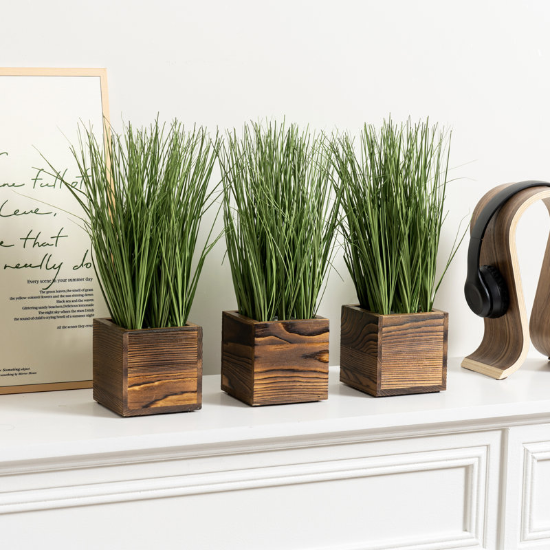 34.04cm Faux Onion Grass Grass