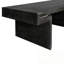 Table rectangulaire avec pieds en bois robustes