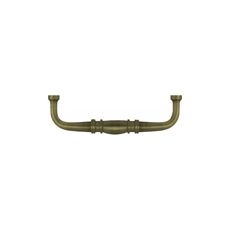 Colonial Bar / Handle Pull, Antique Brass