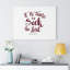 Seek the Lord Hosea10:12 1 Piece Wrapped Canvas Wall Art-1013525762