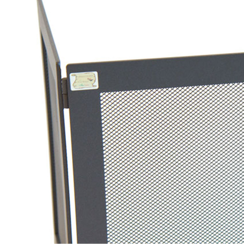 Lucien Iron Fireplace Screen, 37cm H x 50cm W x 30cm D