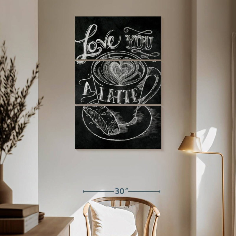 Tergel Love You A Latte I, H 65 po x l 42 po