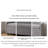 Minimalist Simple Ergonomic Armrest Solid Wood Storage Ottoman