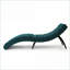 Chaise longue en velours courbé Altay - Fauteuil de relaxation intérieur capitonné pour adultes | Velours Altay | Courbé
