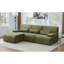 Canapé modulaire moderne de 98 po en forme de L Canapé confortable