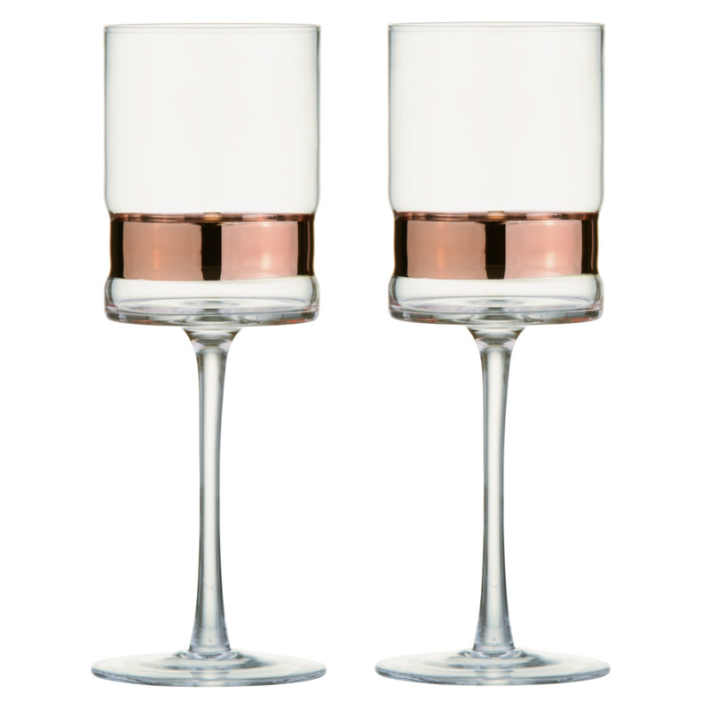 SoHo Wine Glasses, Bronze