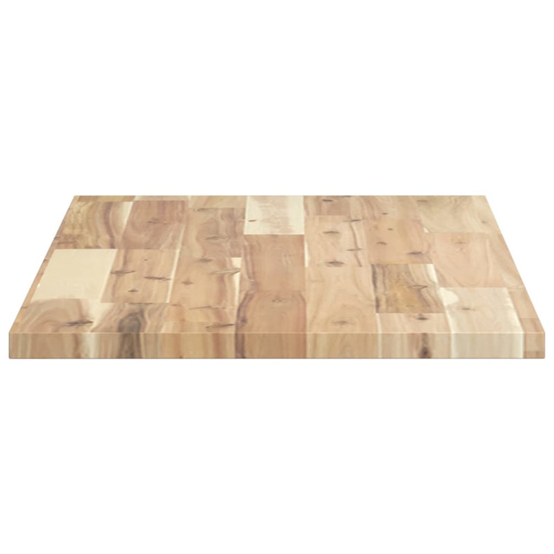 Lyly Solid Wood Table Top, 2cm H x 80cm W x 40cm D,  Natural