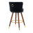 COOLMORE Counter Height Bar Stools Set Of 2 For Kitchen Counter Solid Wood Legs With A Fixed Height Of 360 Degrees-1832392776