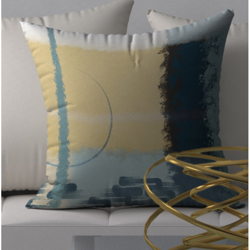 Magnifique housse de coussin décorative carrée/insert, 18" x 18"