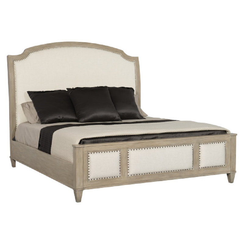 Santa Barbara Upholstered Sleigh Bed, King