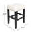 Backless Leather Counter Stool (Set of 2)