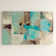 Teal And Aqua Reflections #2 by Silvia Vassileva - Print on Canvas