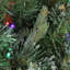 Couronne de Noël artificielle pré-éclairée pré-éclairée en pin de cachemire commercial - lumières multicolores de 72 pouces
