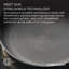 Circulon Clad Stainless Steel Sauté Pan with Lid and Hybrid SteelShield and Nonstick Technology, 5 Quart
