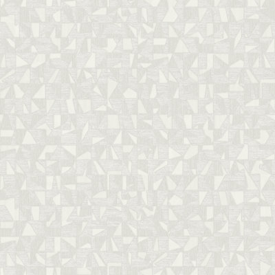 Asymmetrical Design Shimmering Geometric Shapes Wallpaper