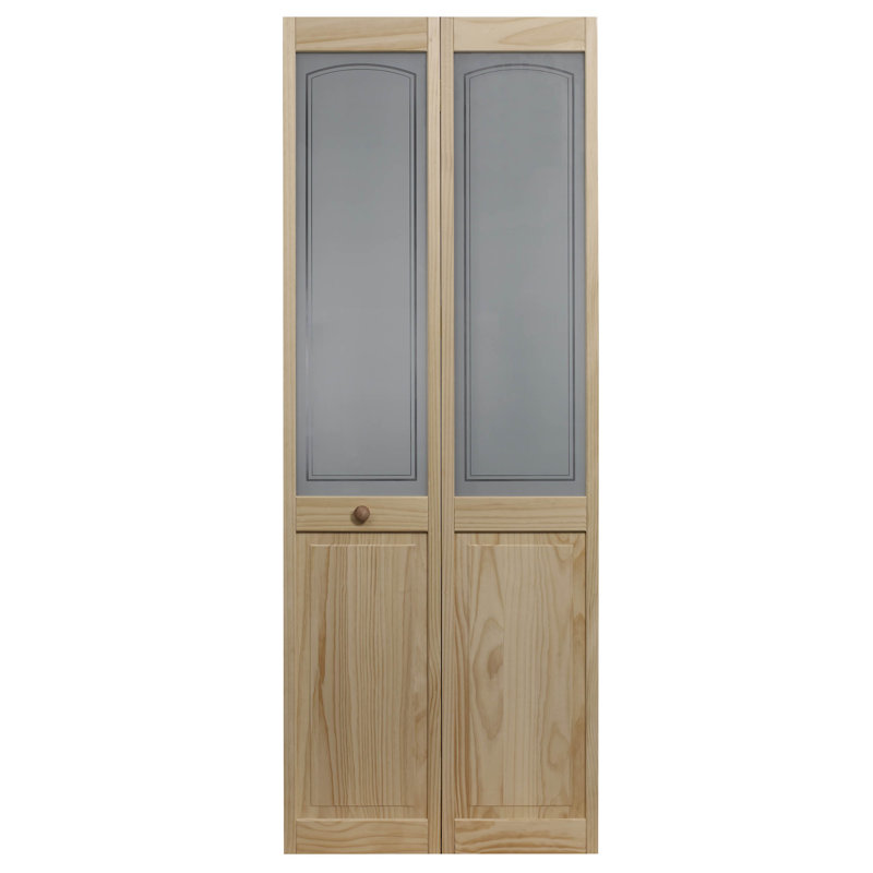 Porte pliante en verre Pinecroft Mezzo, 24 po x 78,625 po