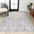 Shirley Tribal Diamond Geometric Gray/Beige Rug-1026510576