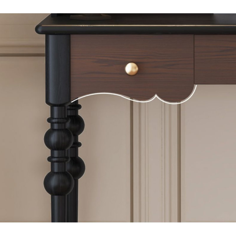 Commode française rétro, Noir, noir, noir, noir