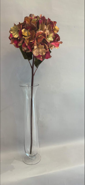 hortensia en boule brodée