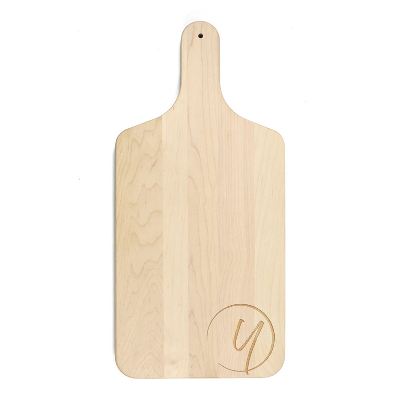 Circle Monogram - Y Cutting Board