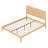 Wood Platform Bed-595939432