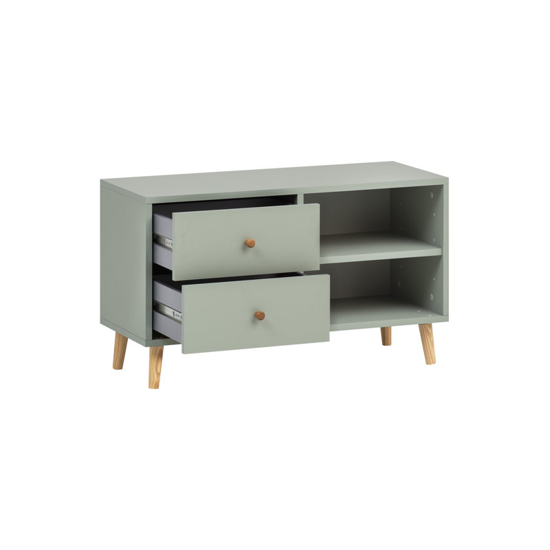 McDermitt Freestanding Bathroom Cabinet, Green