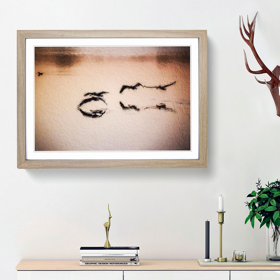 A Flock of Pelicans - Framed Print