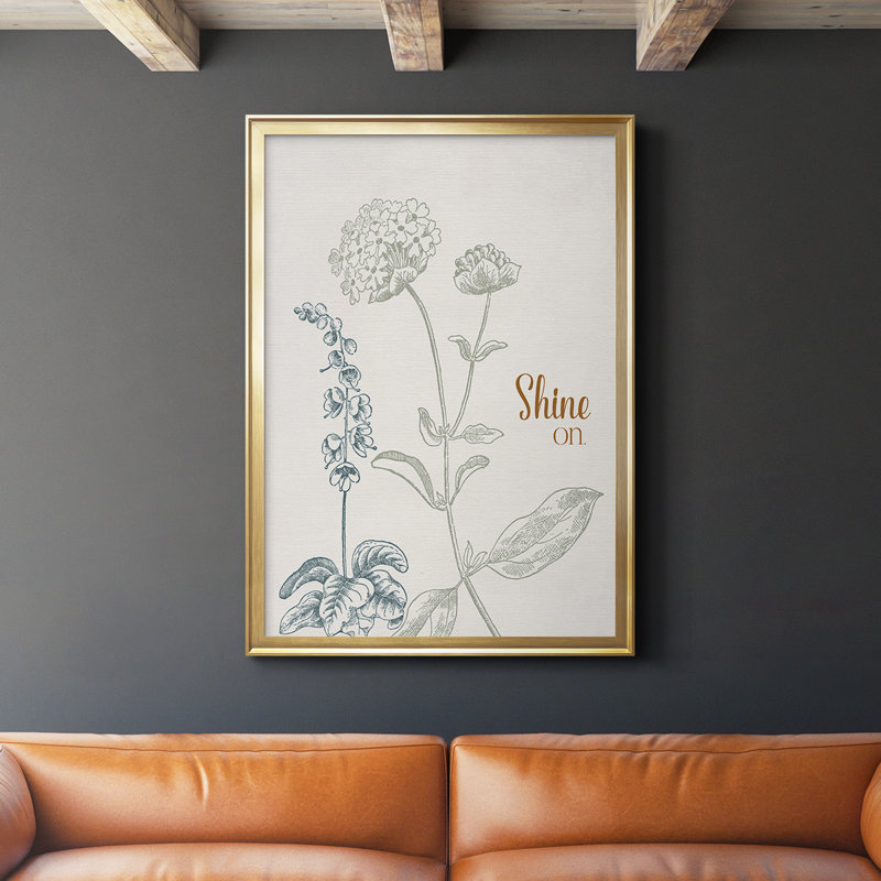 Éclat sur toile de qualité supérieure - prêt à accrocher, Or, H 30,5 po x l 22,5 po
