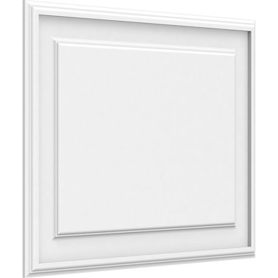 Panneau mural surélevé en PVC blanc Legacy