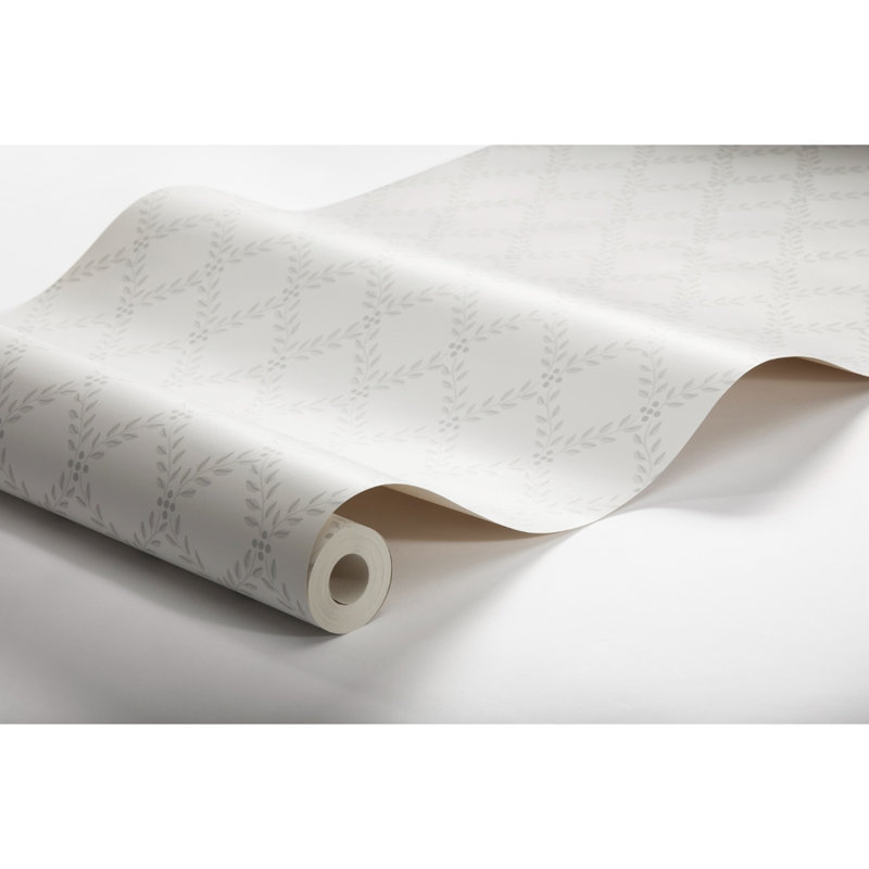 Papier peint feuilles de treillis Borastapeter, Gris