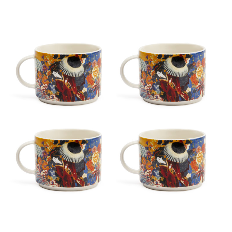Kimono Porcelain Coffee Mug