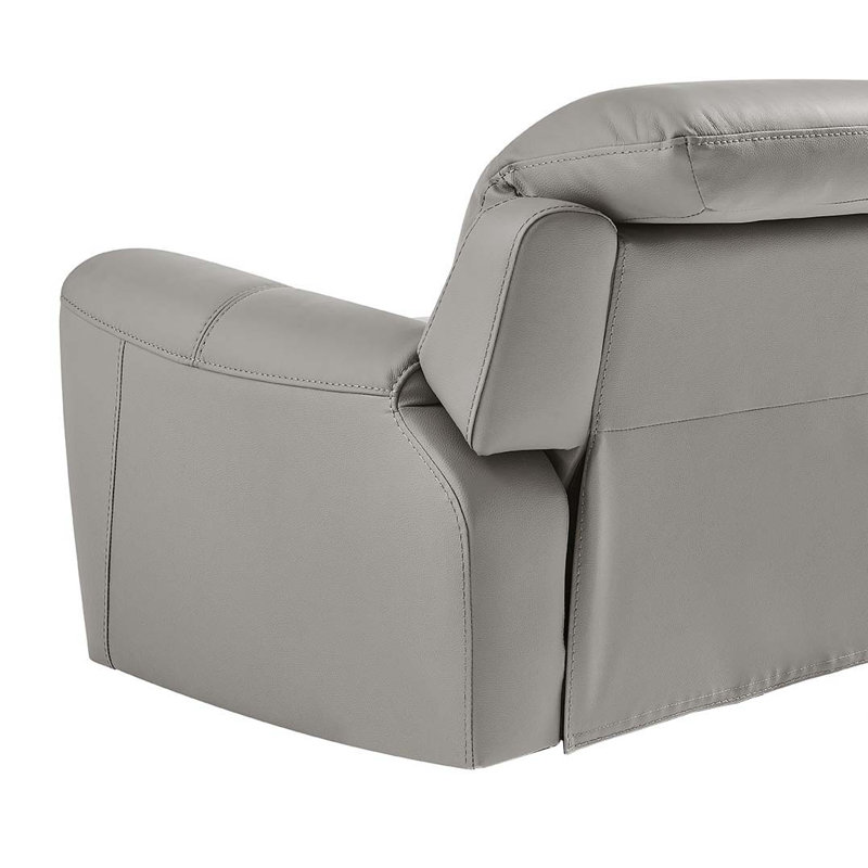 Amby Upholstered Club Chair, Grey
