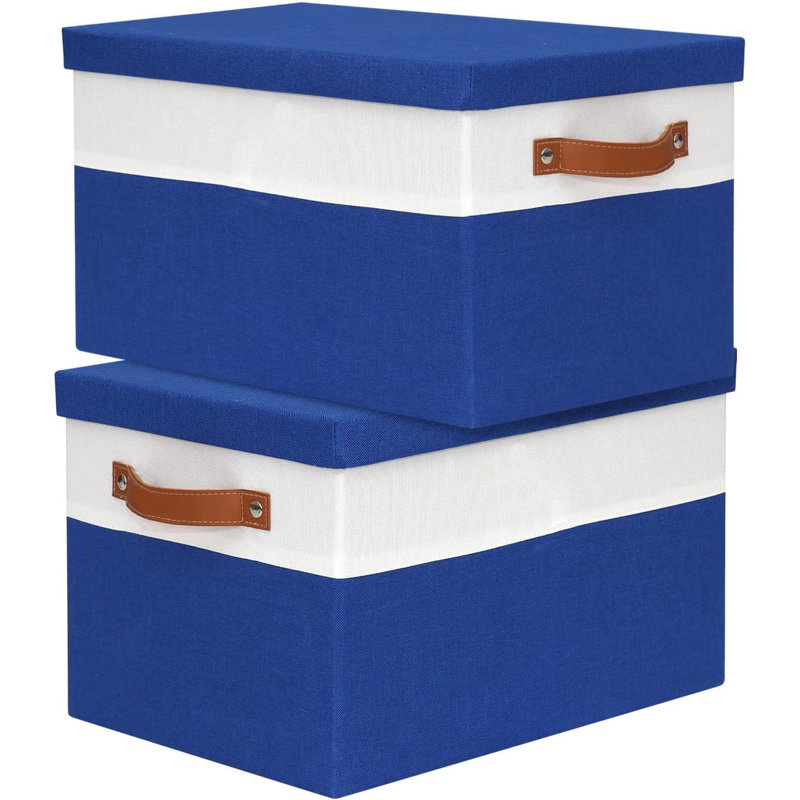 Fabric Storage Bins with Lids