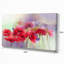 «Watercolor Red Poppy Flowers», reproduction d'art sur toile tendue-19241230