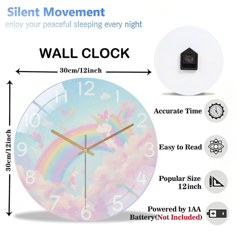 Horloge murale horloge murale 12 po