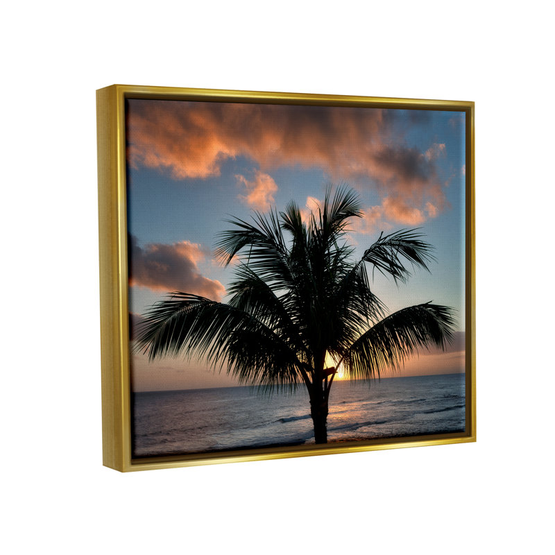 «Stupell Industries Tropical Palm», reproduction d'art sur toile par Dennis Frates, H 17 po x l 21 po x P 1,7 po
