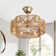 19.7" Hand-Woven Rattan Ceiling Fan with Remote and Light