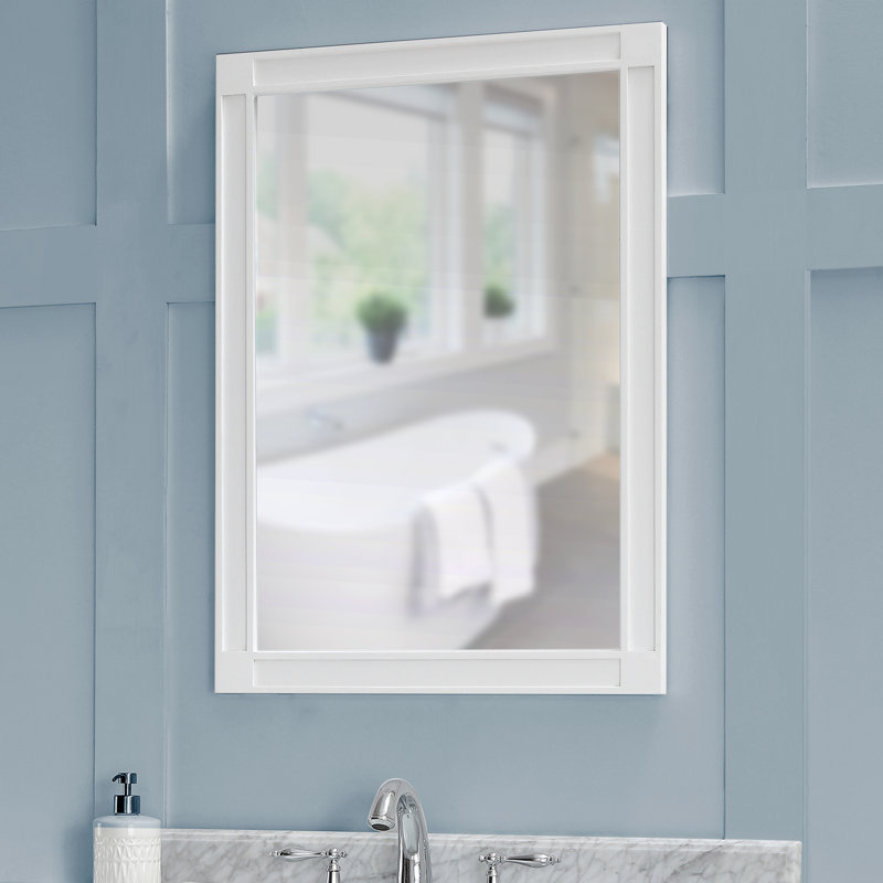 Flat Wall Mirror, True White