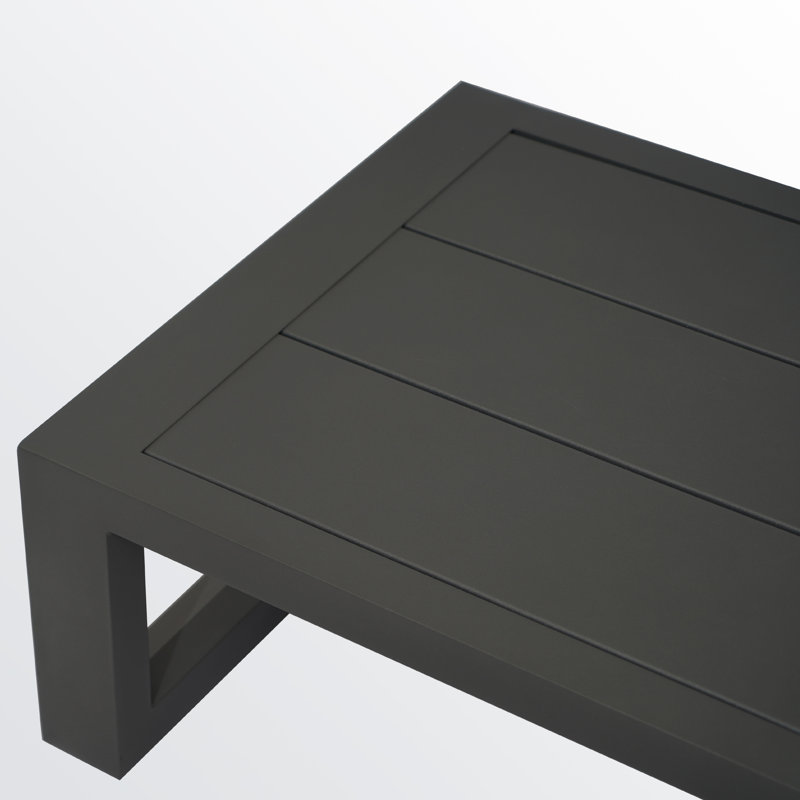 Table basse de patio en aluminium Aden 47'