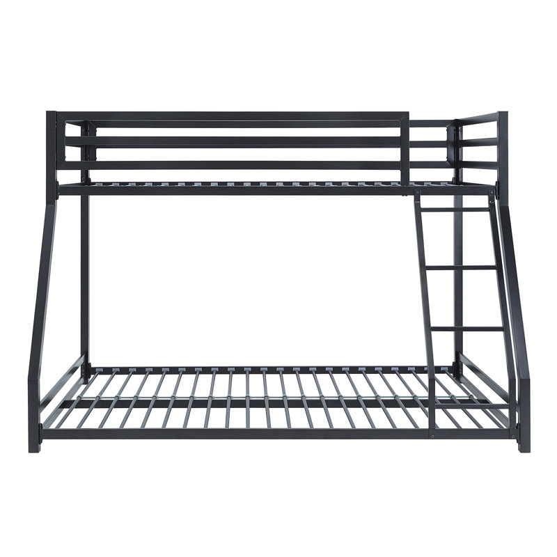 Kids Twin Over Full Bunk Bed, Black