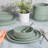 Gibson Home Canyon Crest 12-Piece Stackable Matte Melamine Dinnerware Set-72615068