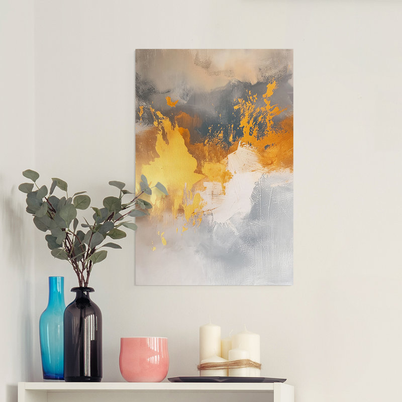 Série ABSTRACT CDL III - Impression sur toile seulement - NON-CADRE, H 60 po x l 40 po