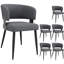 Fabric Upholstered Metal Armchair-335835001-335835000