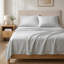 Ensemble de draps en microfibre brossée-138649961-138649962